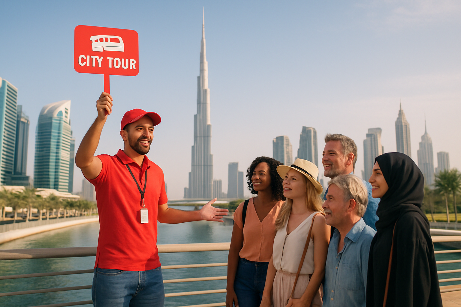 Guided city tours showcasing Dubai’s iconic landmarks